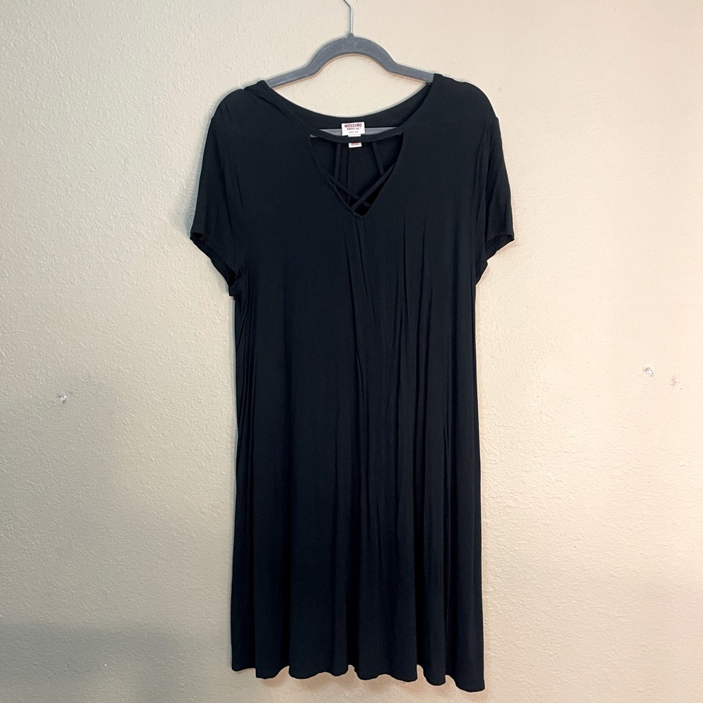Mossimo Supply Co. Black Midi Dress - Lightly Worn, Like New Condition Size [XL]